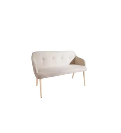 Invicta Interior Ławka Scandinavia beżowa 116 cm