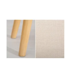 Invicta Interior Ławka Scarlett 90 cm beżowa