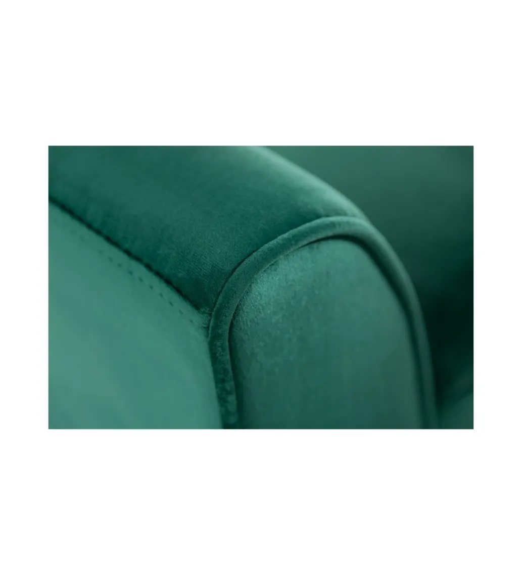 Invicta Interior Ławka SCARLETT 90 cm szmaragdowa