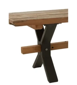 J-Line Ławka VINTAGE 180 cm naturalne drewno