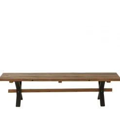 J-Line Ławka VINTAGE 180 cm naturalne drewno