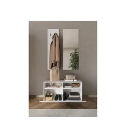MCA Linia Włoska Ławka VITTORIA 91 cm biała