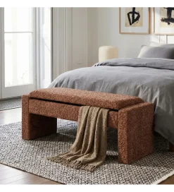 Zona-Design Ławka WESTEMA 117 cm ceglasta