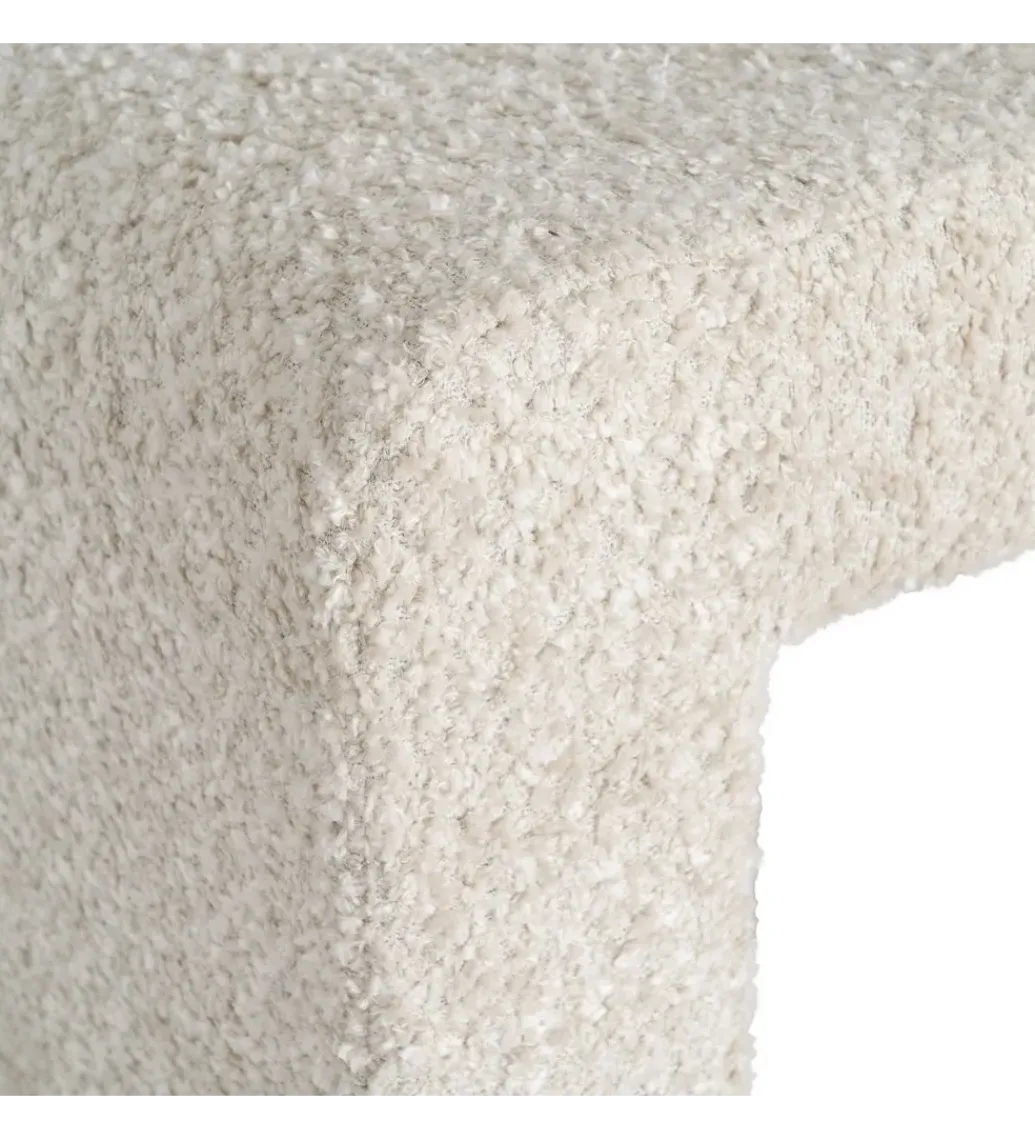 Zona-Design Ławka WESTEMA 90 cm kremowa