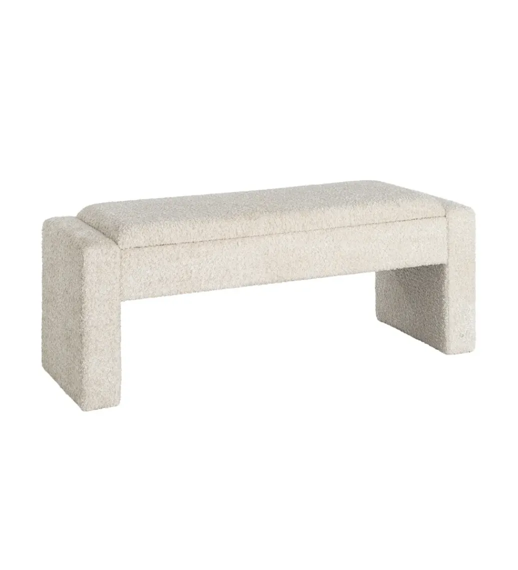 Zona-Design Ławka WESTEMA 117 cm kremowa