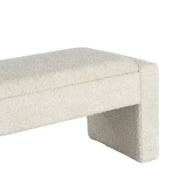 Zona-Design Ławka WESTEMA 117 cm kremowa