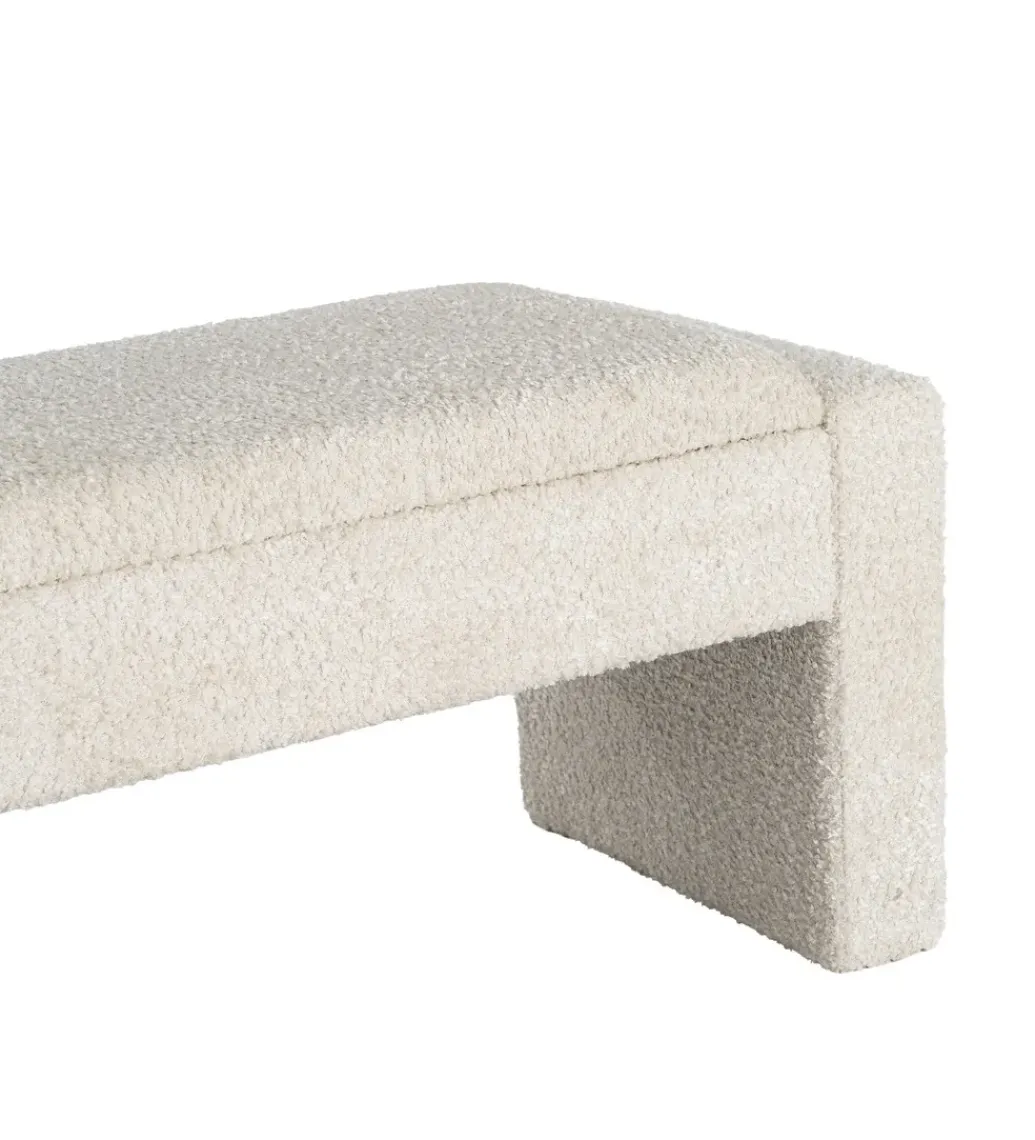 Zona-Design Ławka WESTEMA 117 cm kremowa