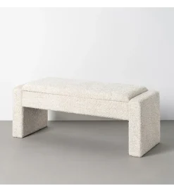Zona-Design Ławka WESTEMA 117 cm kremowa