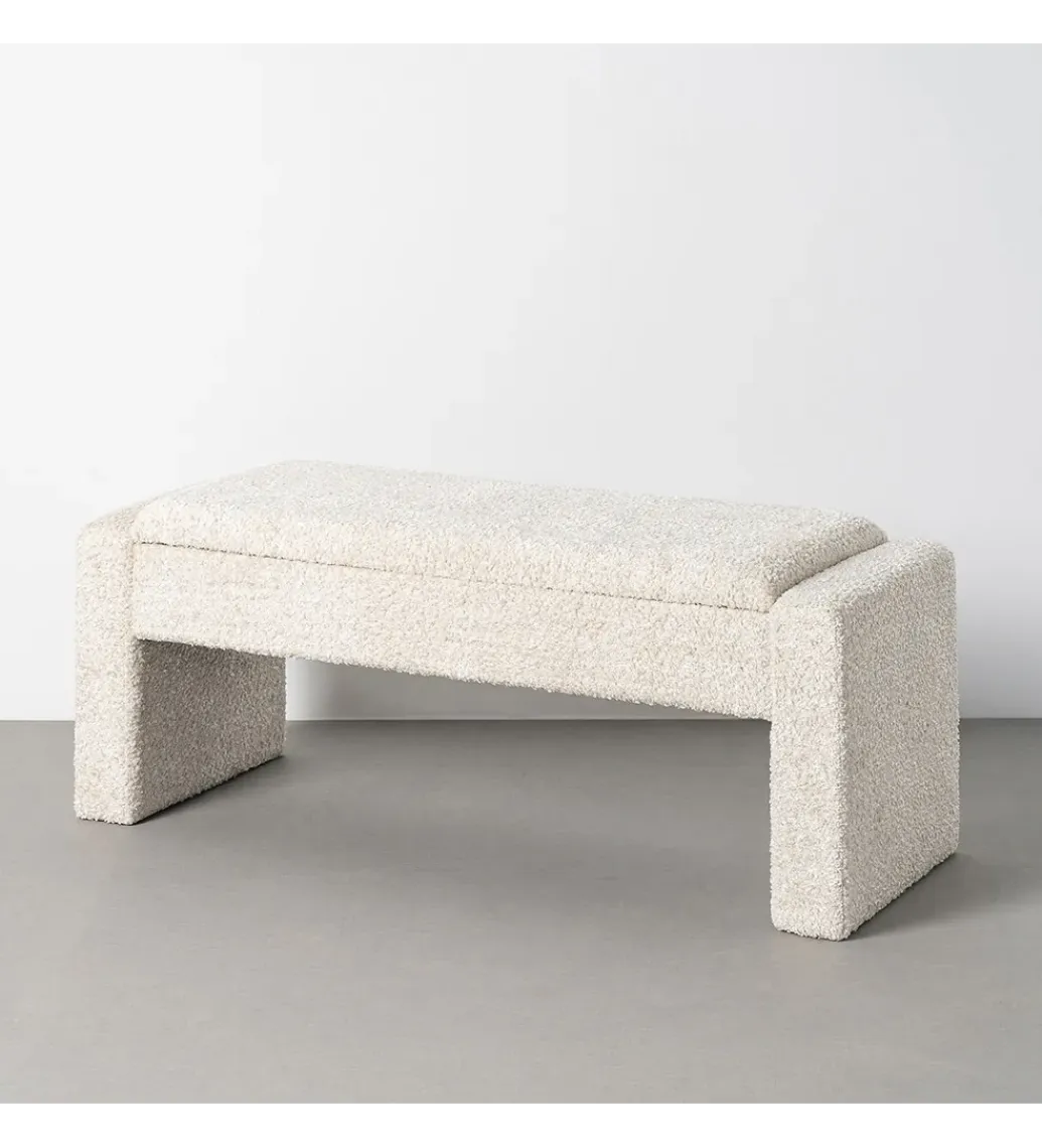 Zona-Design Ławka WESTEMA 117 cm kremowa