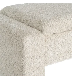 Zona-Design Ławka WESTEMA 117 cm kremowa