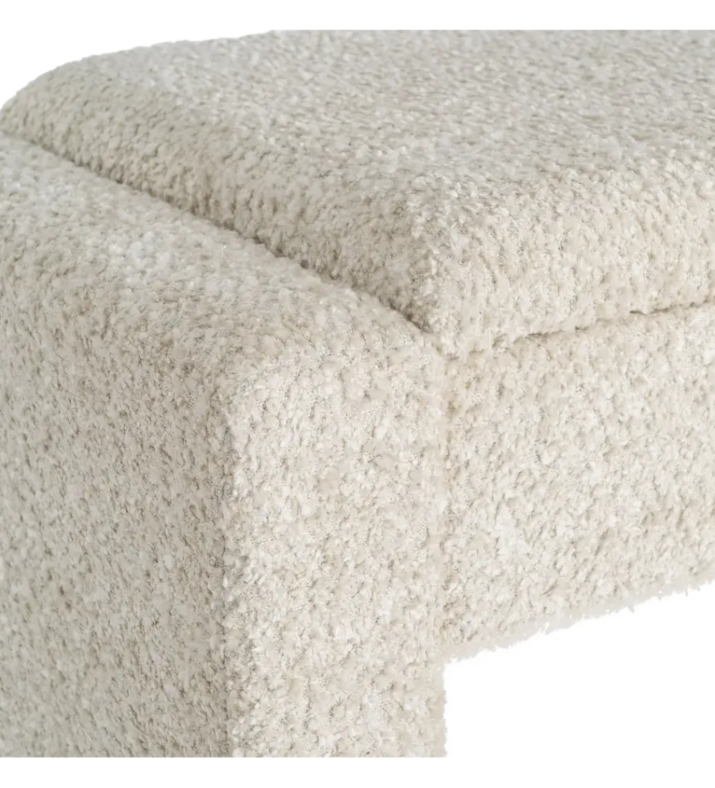 Zona-Design Ławka WESTEMA 117 cm kremowa