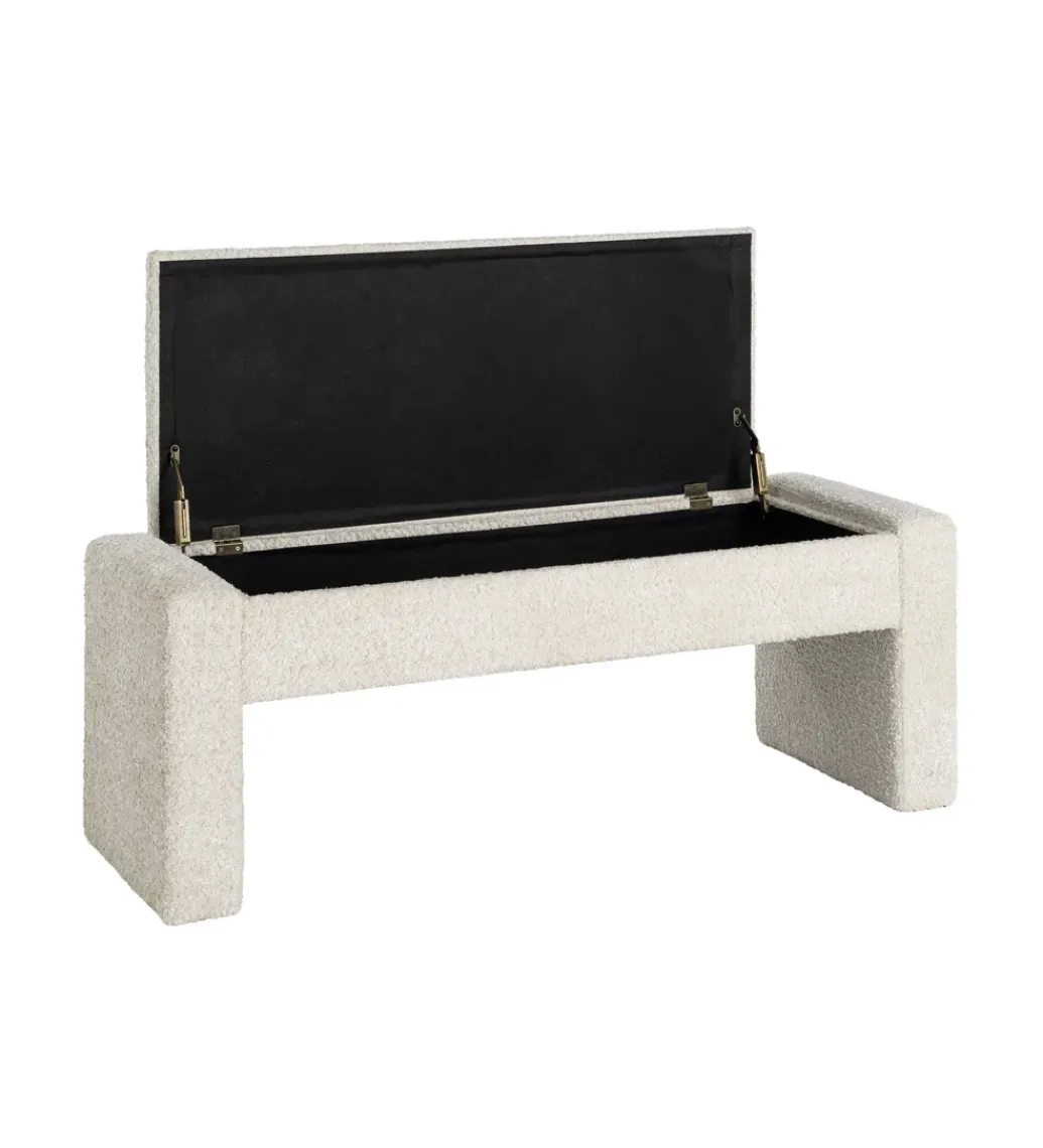 Zona-Design Ławka WESTEMA 117 cm kremowa