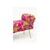 KARE Ławka WING FLOWER FEVER 100 cm różowa