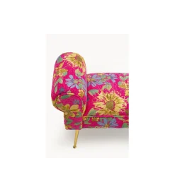 KARE Ławka WING FLOWER FEVER 100 cm różowa