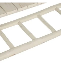 Zona-Design Ławka WORN 120 cm drewno teak bielona