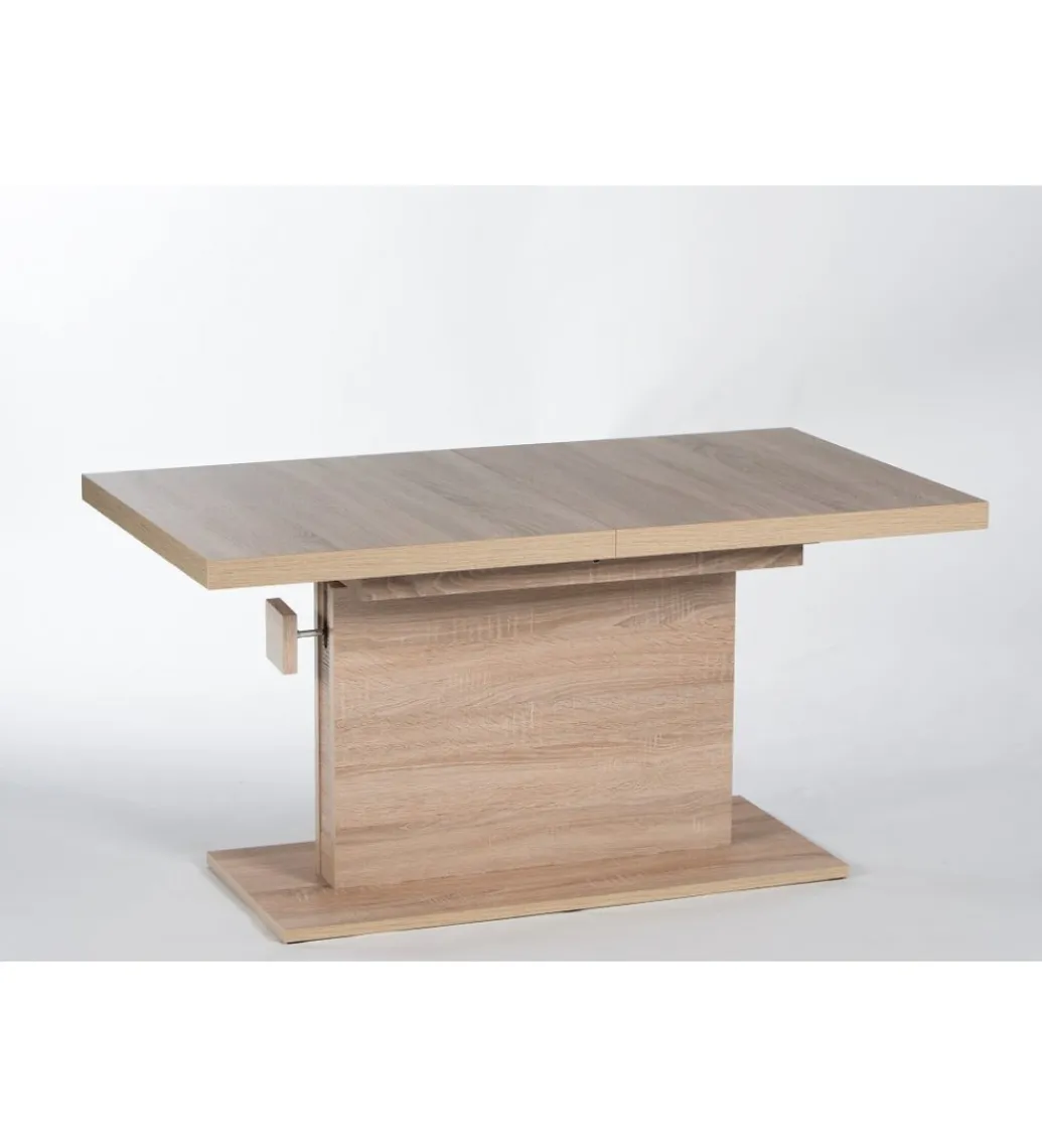 MCA Ławo stół rozkładany MONACO 120 cm - 160 cm w kolorze dąb sonoma