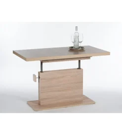 MCA Ławo stół rozkładany MONACO 120 cm - 160 cm w kolorze dąb sonoma