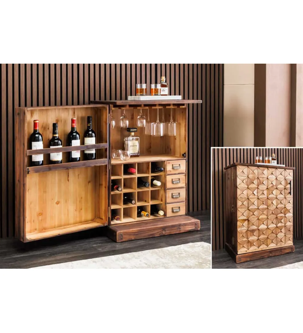 Invicta Interior Barek BODEGA 90 cm naturalny