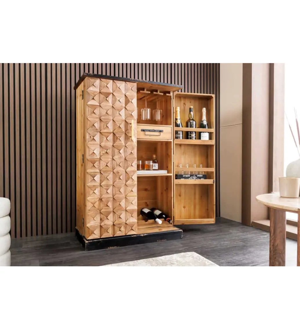 Invicta Interior Barek BODEGA 120 cm naturalny