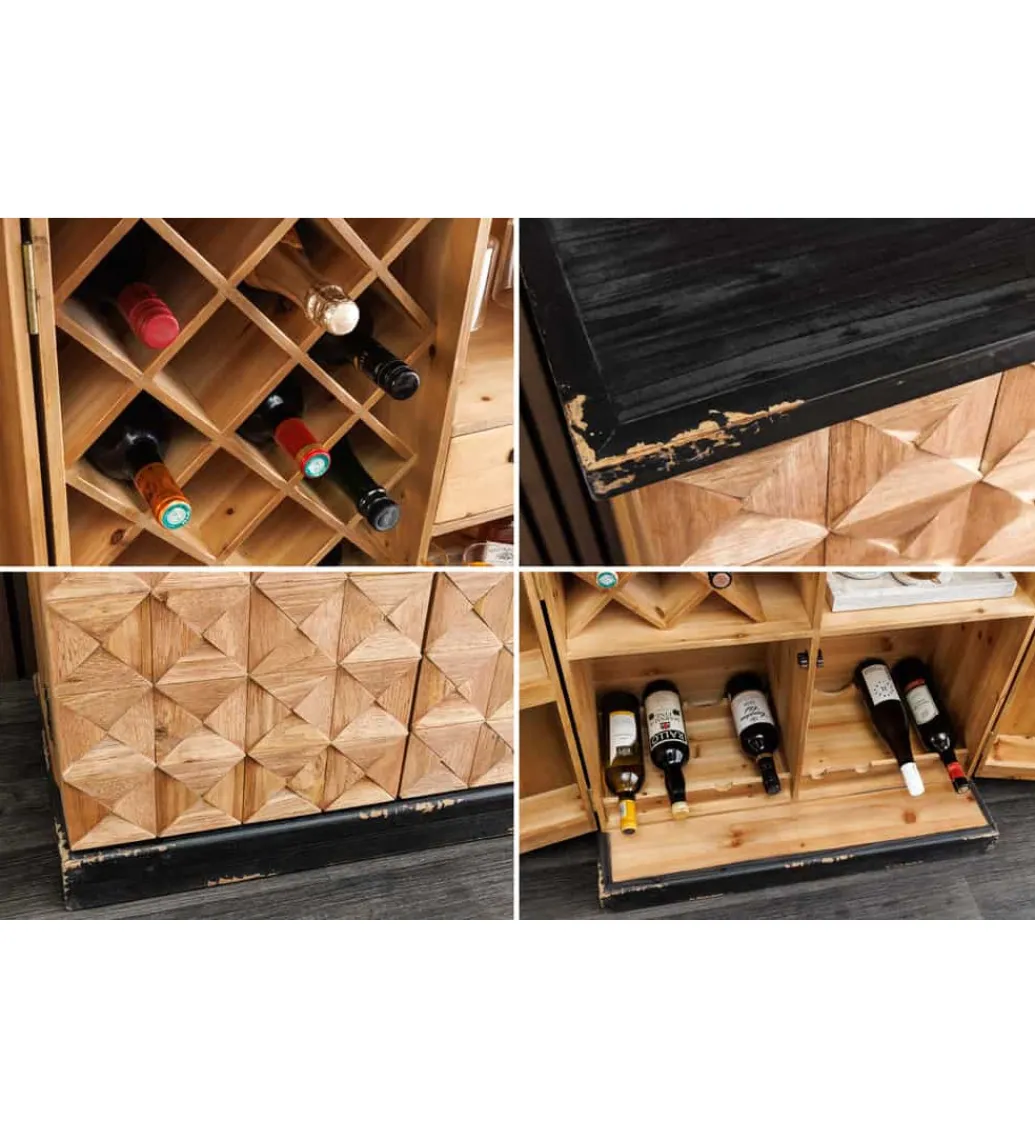 Invicta Interior Barek BODEGA 120 cm naturalny
