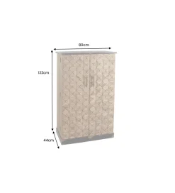 Invicta Interior Barek BODEGA 120 cm naturalny