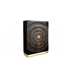 Invicta Interior Barek komoda SWEET GOLDEN SUNSET 95 cm Drewno Mango
