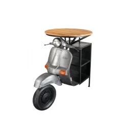 Invicta Interior Barek stolik kawowy SCOOTER 120 cm blat drewno mango
