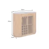 Invicta Interior Barek wyspa TRES CHIC 120 cm drewno mango blat marmur