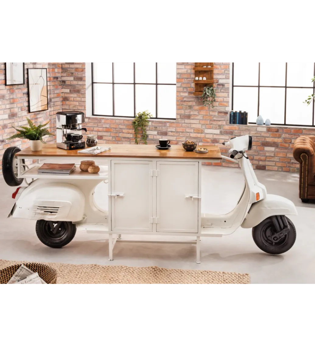 Invicta Interior Barowa komoda SCOOTER 250 cm drewno mango