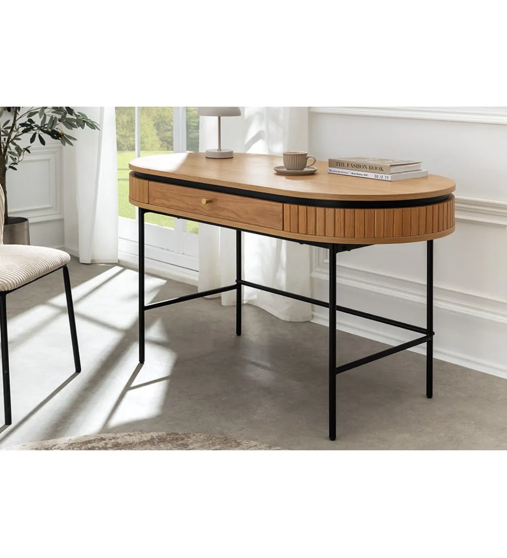 Invicta Interior Biurko ATELIER 120 cm kolor dębu naturalne