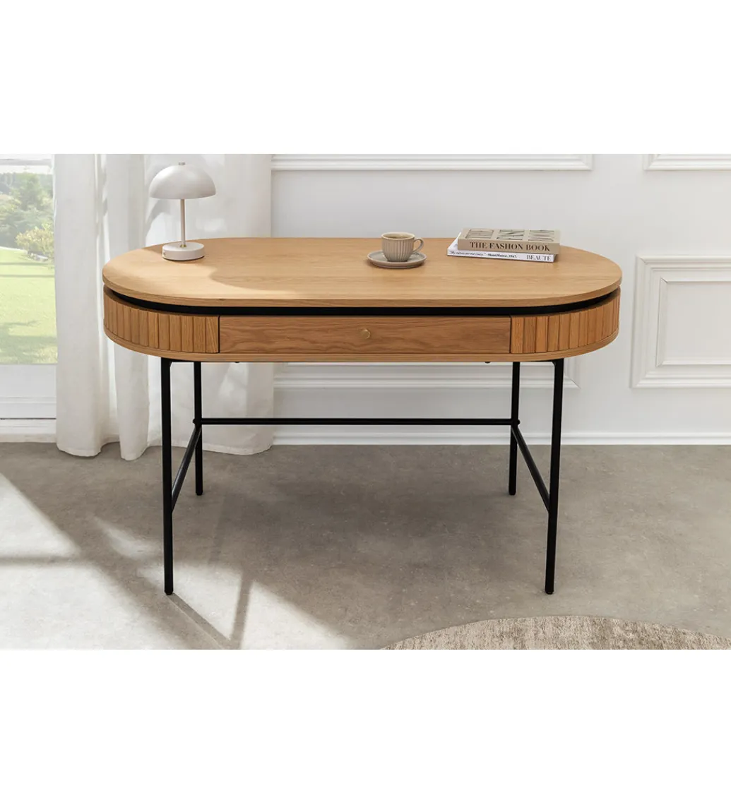 Invicta Interior Biurko ATELIER 120 cm kolor dębu naturalne