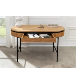 Invicta Interior Biurko ATELIER 120 cm kolor dębu naturalne