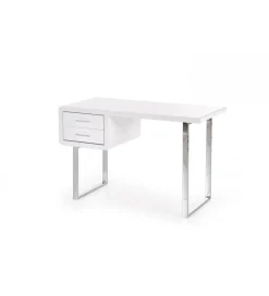 Halmar Biurko B30 120 cm biały chrom