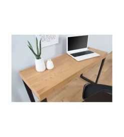 Invicta Interior Biurko Black Desk 120 cm w kolorze dębu