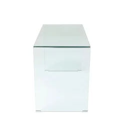 KARE Biurko Clear Club 125 cm szklane