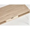 Halmar Biurko dwustanowiskowe COAST 139 cm w kolorze dąb sonoma biały