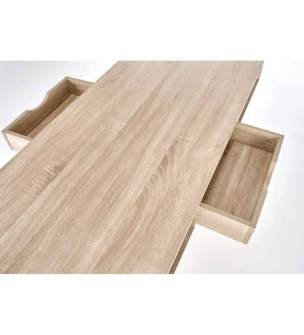 Halmar Biurko dwustanowiskowe COAST 139 cm w kolorze dąb sonoma biały