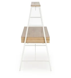 Halmar Biurko dwustanowiskowe COAST 139 cm w kolorze dąb sonoma biały