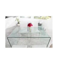 Invicta Interior Biurko Fantome 120 cm szklane