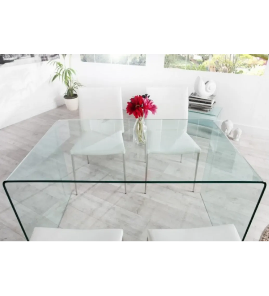 Invicta Interior Biurko Fantome 120 cm szklane