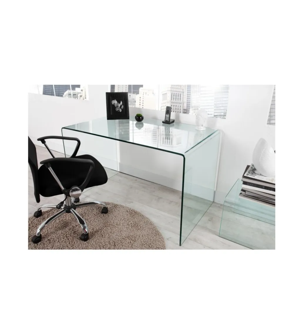 Invicta Interior Biurko Fantome 120 cm szklane