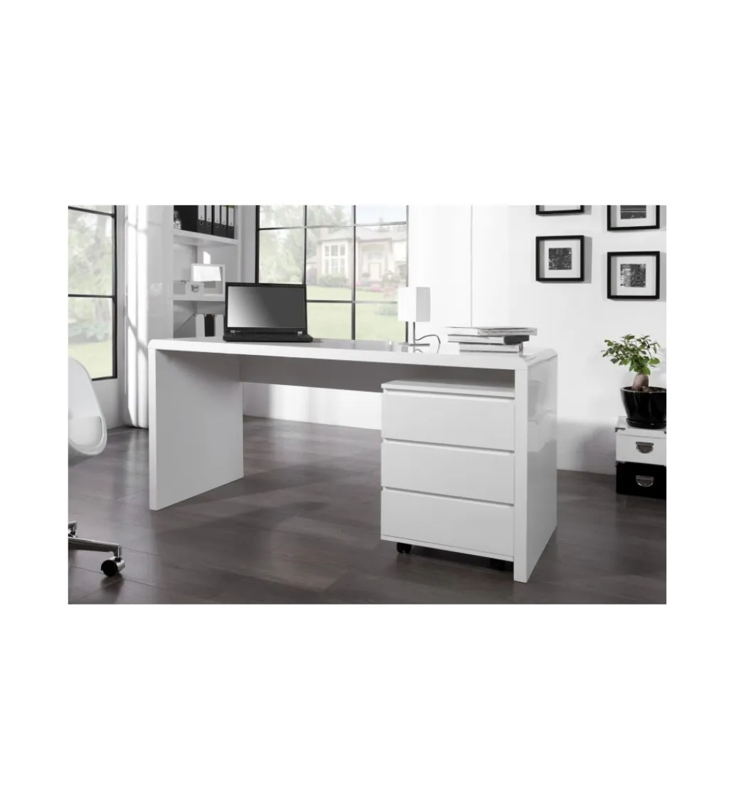 Invicta Interior Biurko Fast Trade 160 cm białe