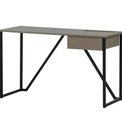 WOOOD Biurko JULIUS 126 cm drewno sosny szary