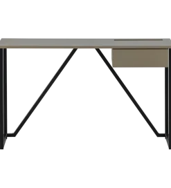 WOOOD Biurko JULIUS 126 cm drewno sosny szary