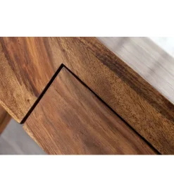 Invicta Interior Biurko Makassar FINICE 100 cm drewno Sheesham