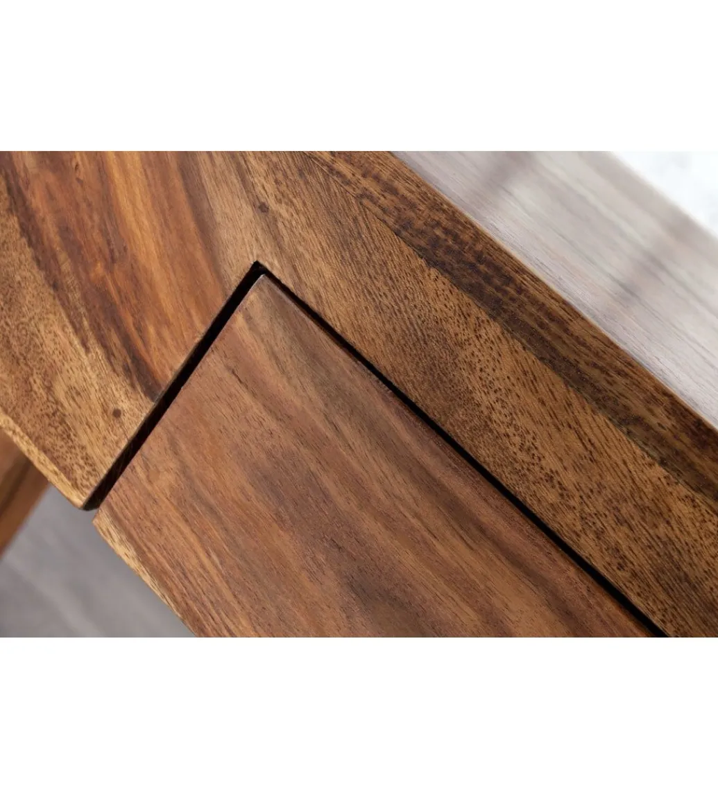 Invicta Interior Biurko Makassar FINICE 100 cm drewno Sheesham