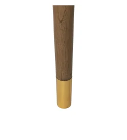 DENZO Biurko MIRAKAS 150 cm drewno mindi