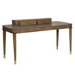 DENZO Biurko MIRAKAS 150 cm drewno mindi