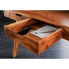 Invicta Interior - przedsprzedaż Biurko MONSOON 100 cm drewno akacja