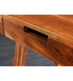 Invicta Interior - przedsprzedaż Biurko MONSOON 100 cm drewno akacja